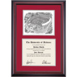 University of Alabama Premier – Bryant–Denny Stadium Diploma Frame