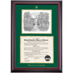 William & Mary Premier – The Wren Building Diploma Frame
