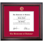 University of Alabama Traditional Diploma Frame