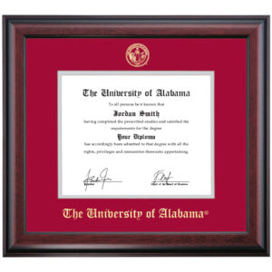 University of Alabama Traditional Diploma Frame