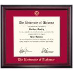 University of Alabama Traditional Law Diploma Frame