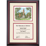 University of Alabama Premier – Denny Chimes Diploma Frame